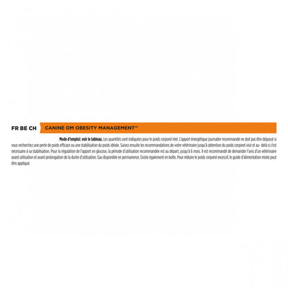 Pro Plan Veterinary Diets OM Obesity Management - aliment chien