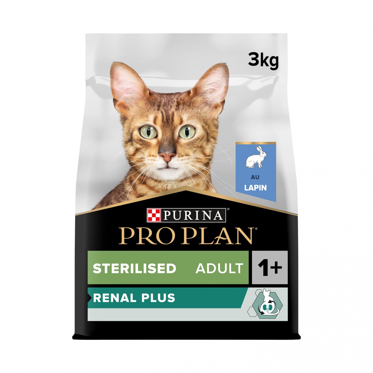 Pro Plan Renal Plus Sterilised Adult au lapin - croquettes chat
