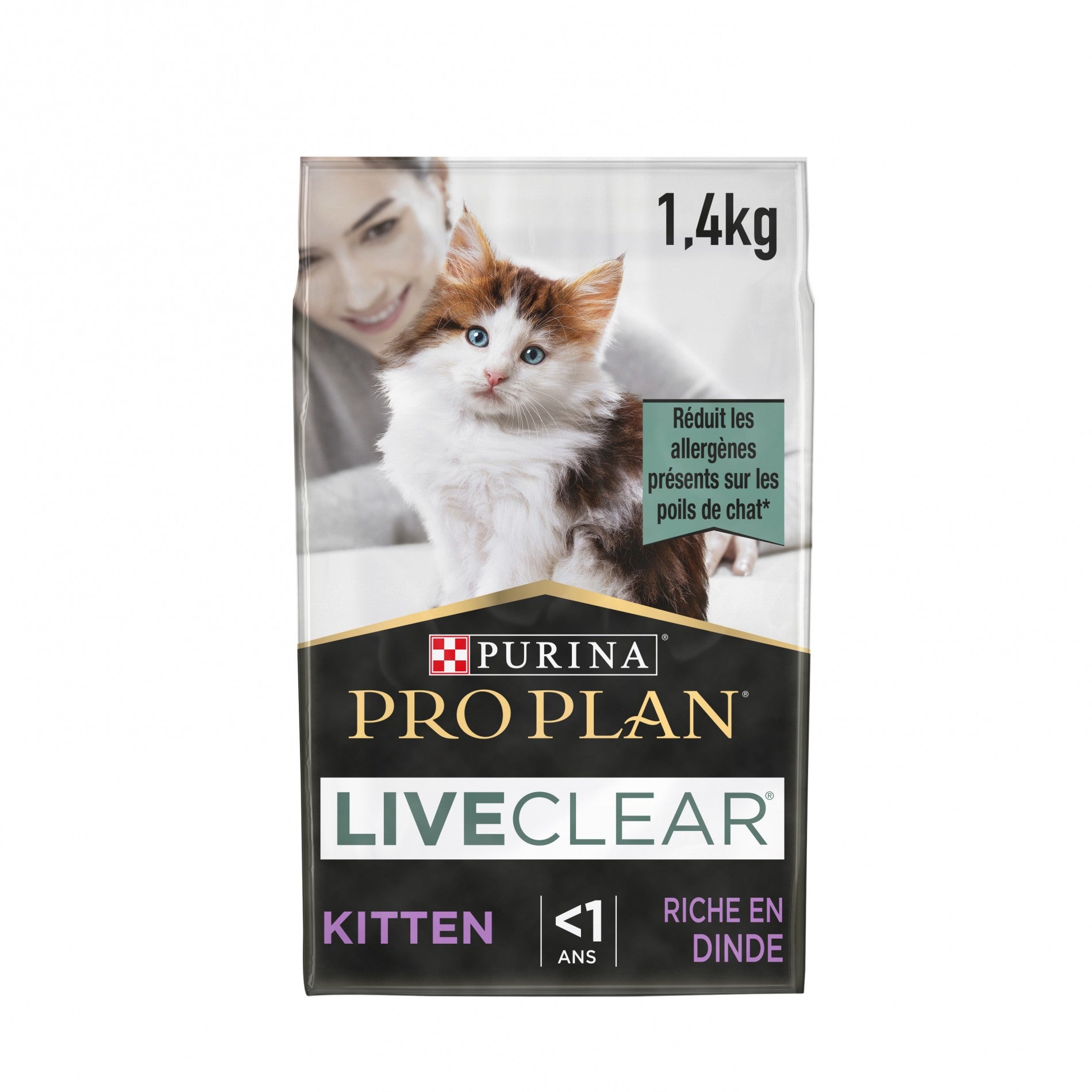 Pro Plan LiveClear Kitten à la dinde - croquettes chaton