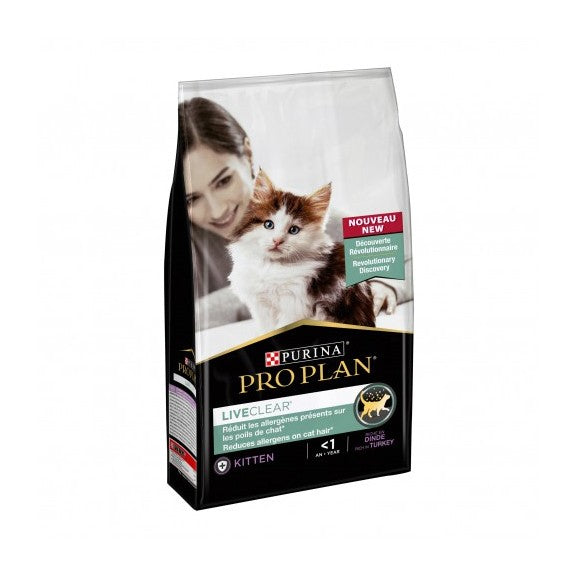 Pro Plan LiveClear Kitten à la dinde - croquettes chaton