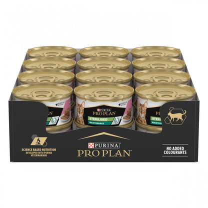 Pro Plan Sterilised thon et saumon - pâtées pour chat