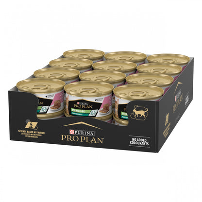 Pro Plan Sterilised thon et saumon - pâtées pour chat