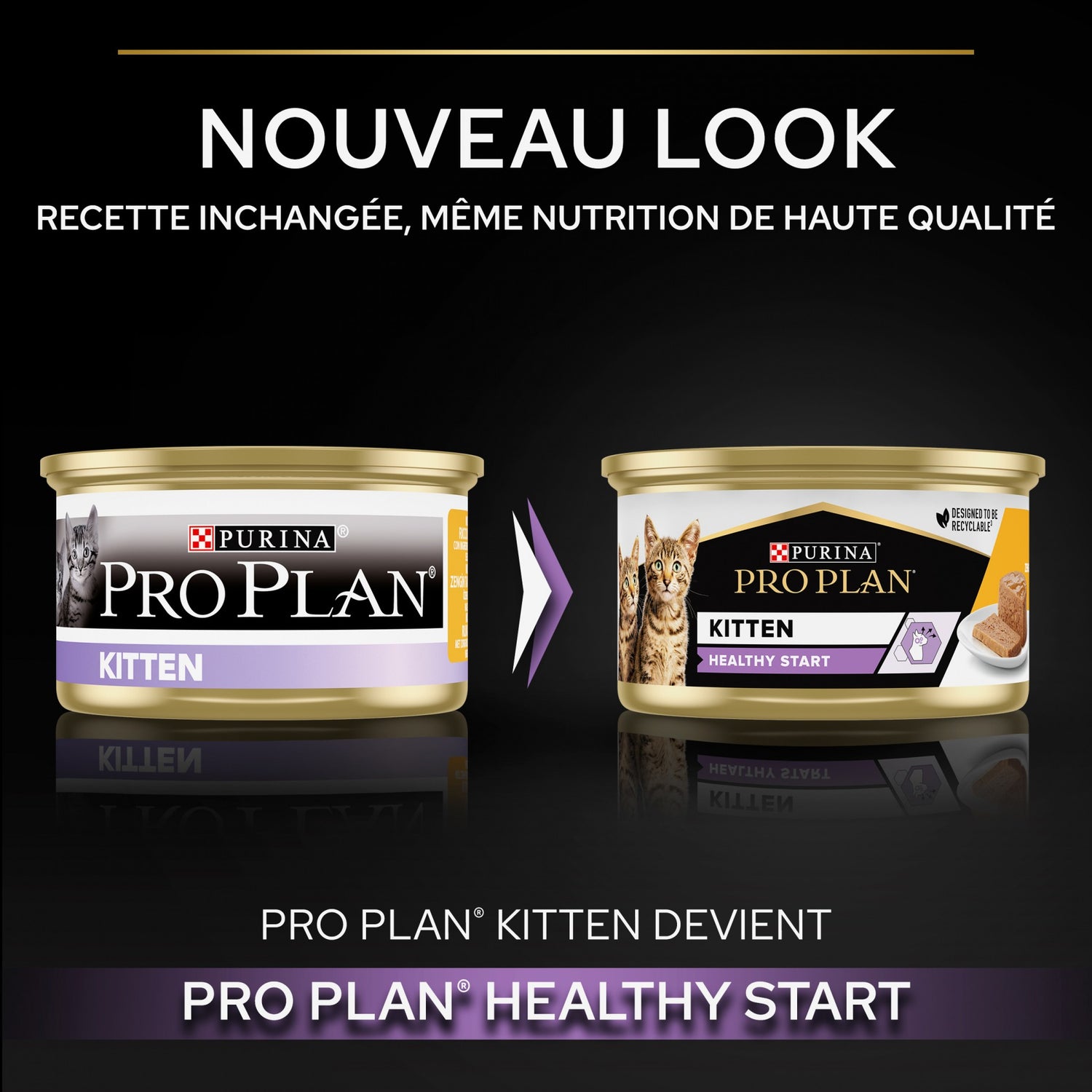 Pro Plan Healthy Start Kitten en mousse au poulet - pâtée chaton