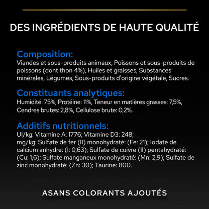 Pro Plan Longevis Senior en mousse au thon - pâtée pour chat