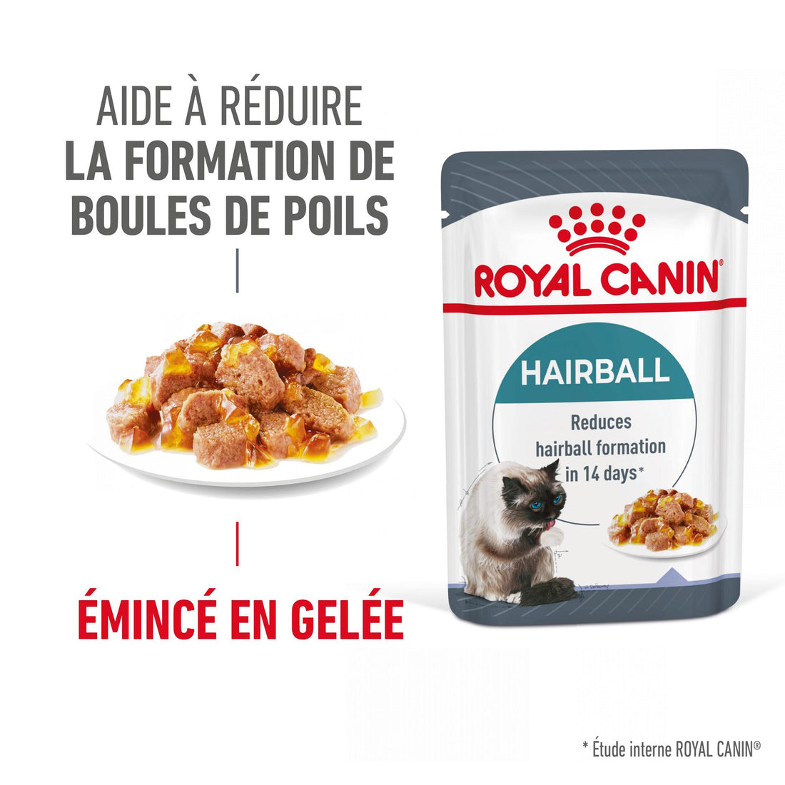Royal Canin Hairball Care en gelée – pâtée chat