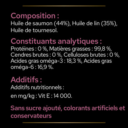 Pro Plan Skin &amp; Coat+ en huile aliment complémentaire chat