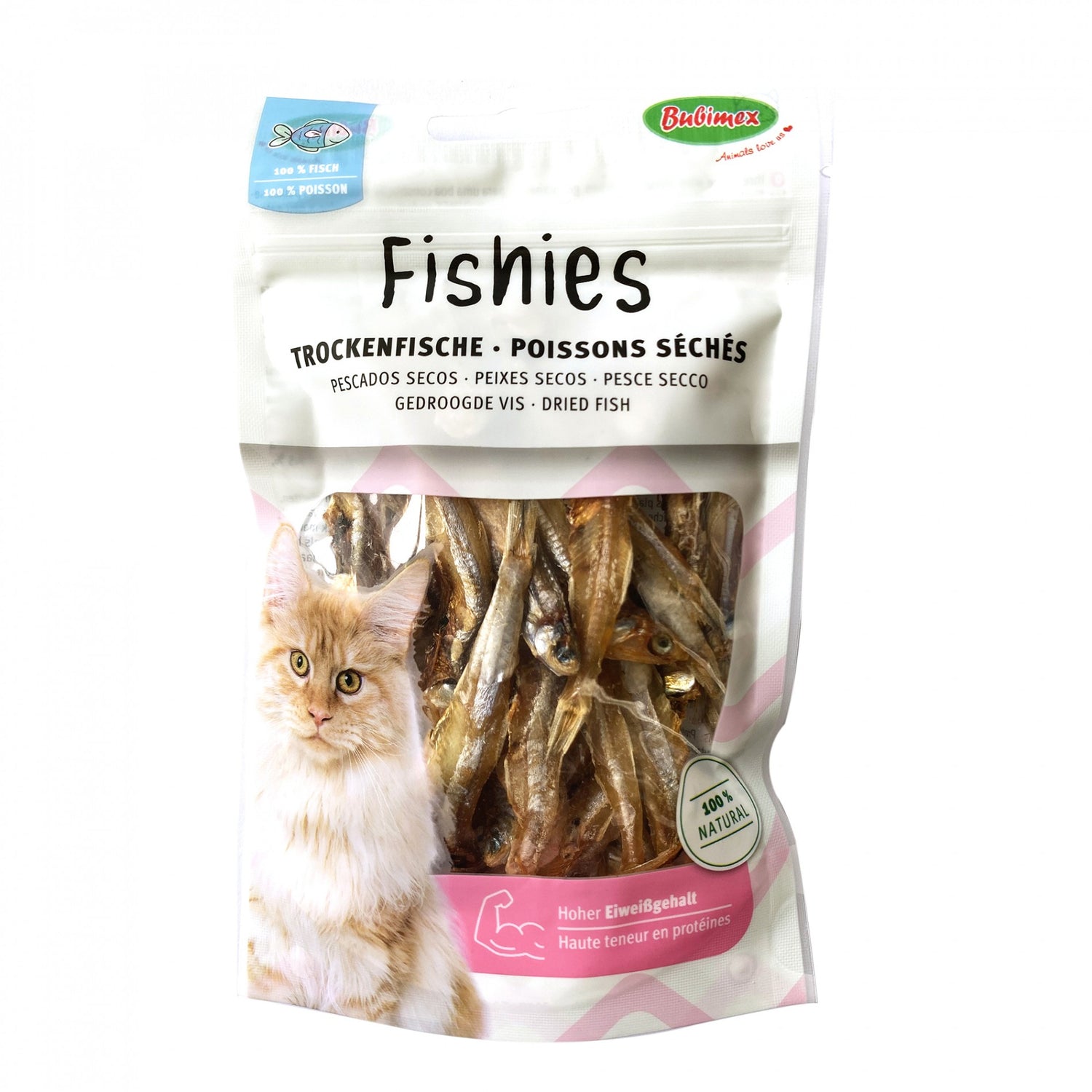 Friandises naturelles au poisson chat