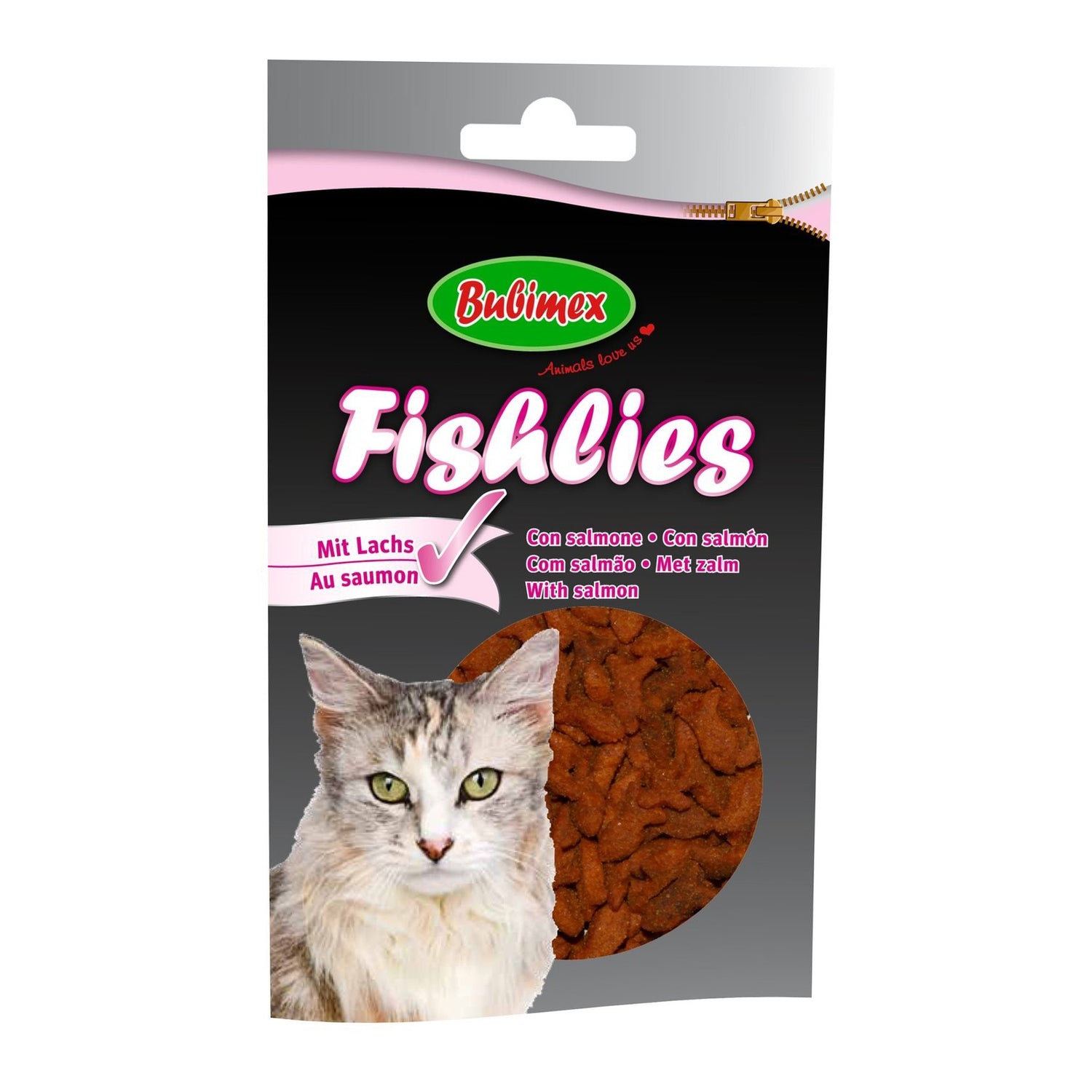 Fishlies au saumon chat