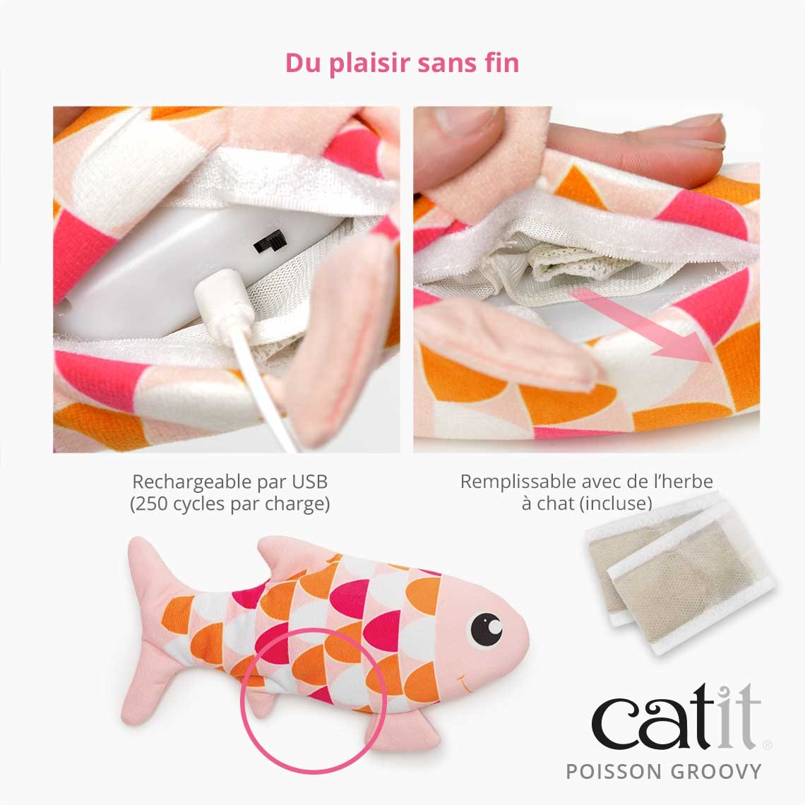 Poisson électronique Groovy