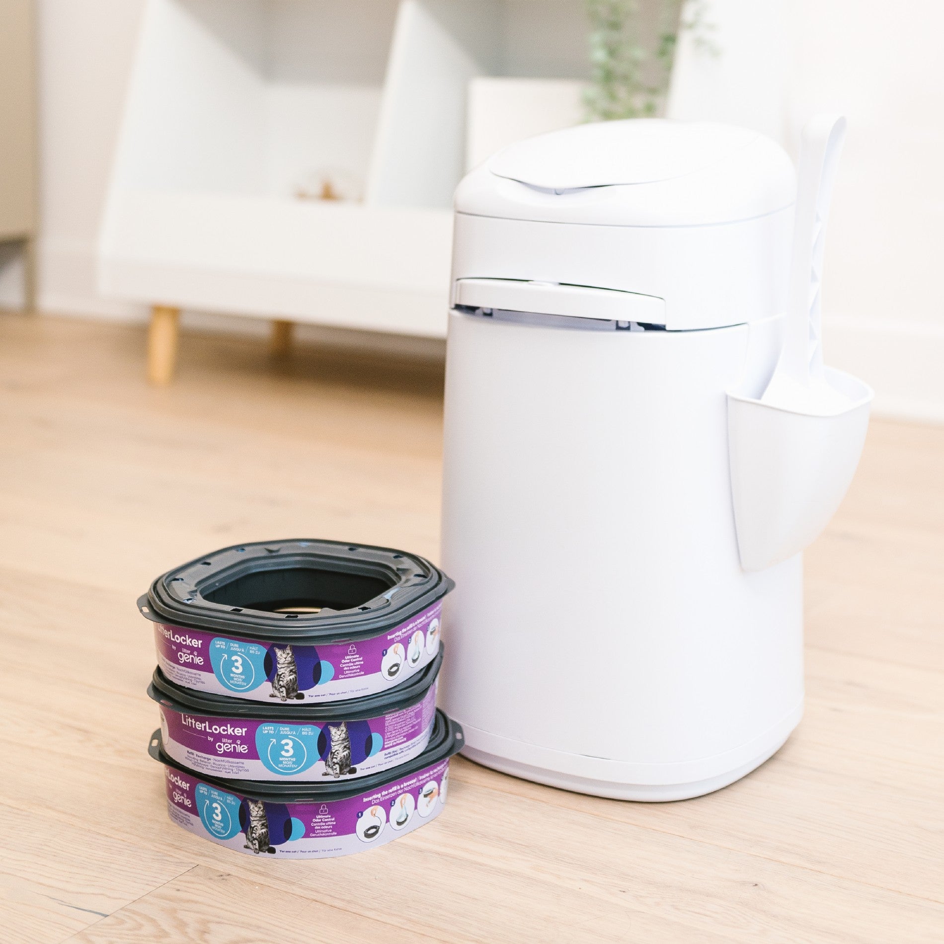 Recharge pour poubelle Litter Locker Fashion &amp; Litter Genie - chat