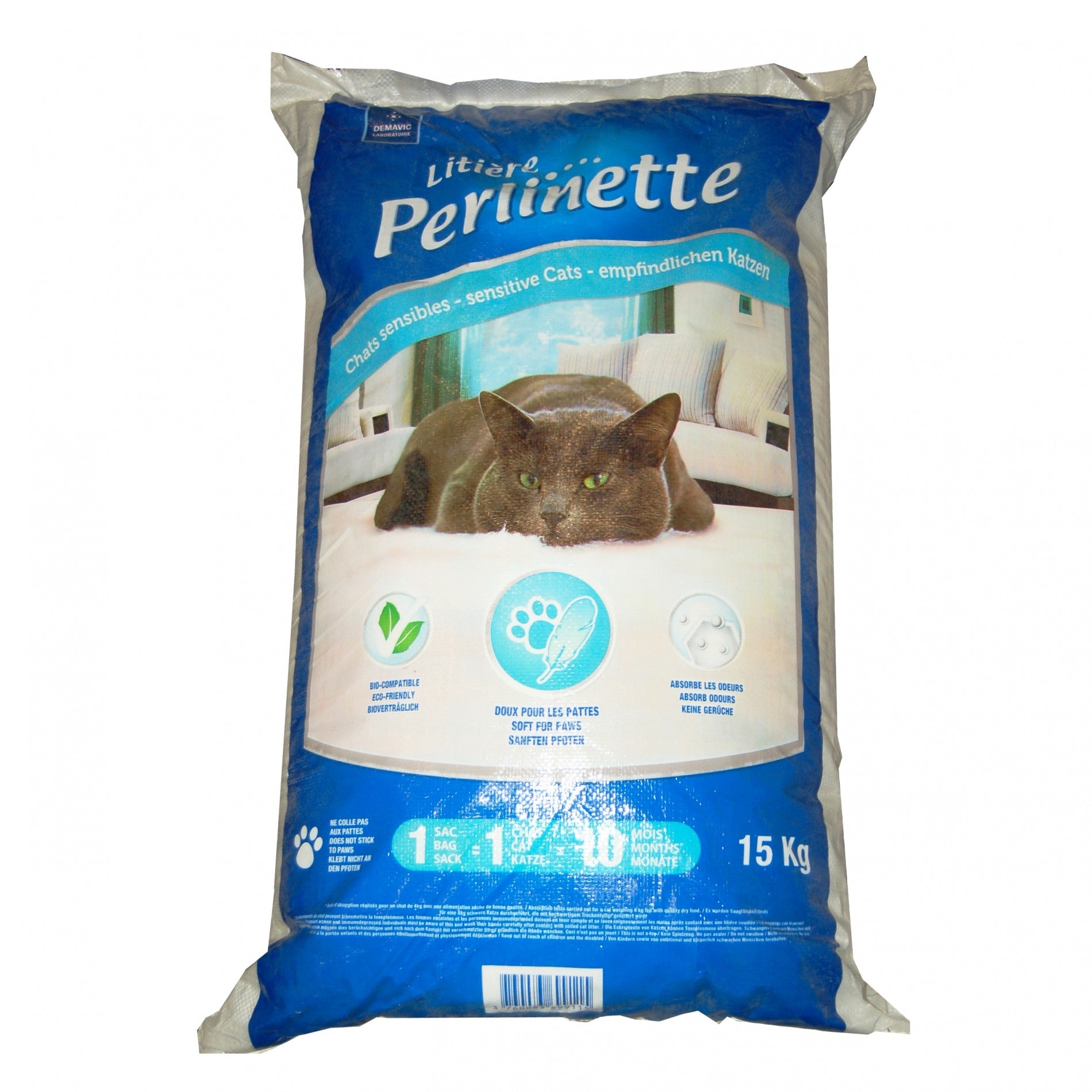 Litière Perlinette chats sensibles