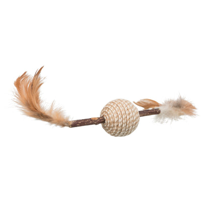 Jouet plume en matatabi chat