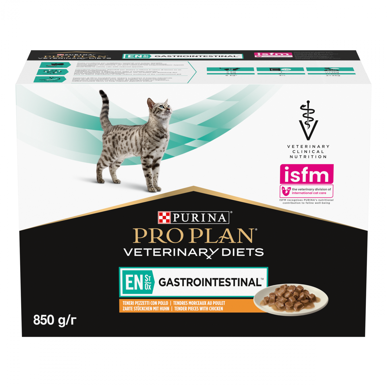 Pro Plan Veterinary Diets EN St/Ox Gastrointestinal – pâtées en bouchées pour chat