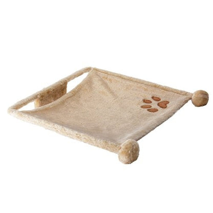 Hamac mural beige chat