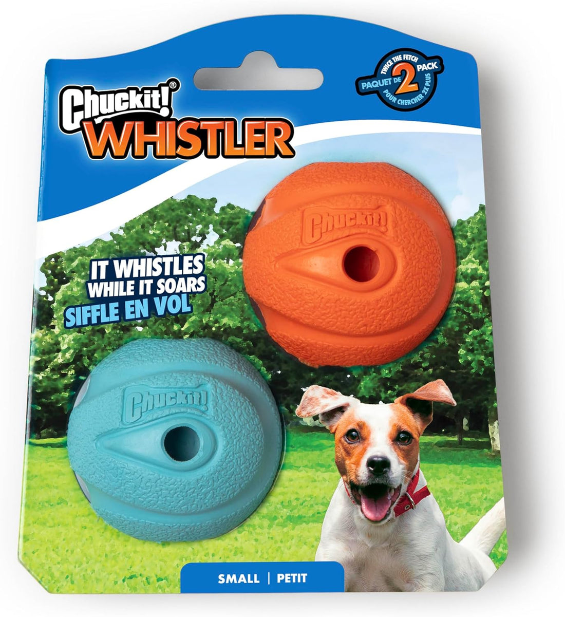 Chuckit balle sifflante The whistler taille S chien