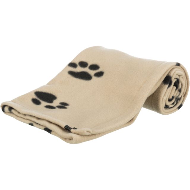Couverture Barney beige chien