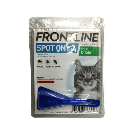 Pipettes Frontline Spot-On chat