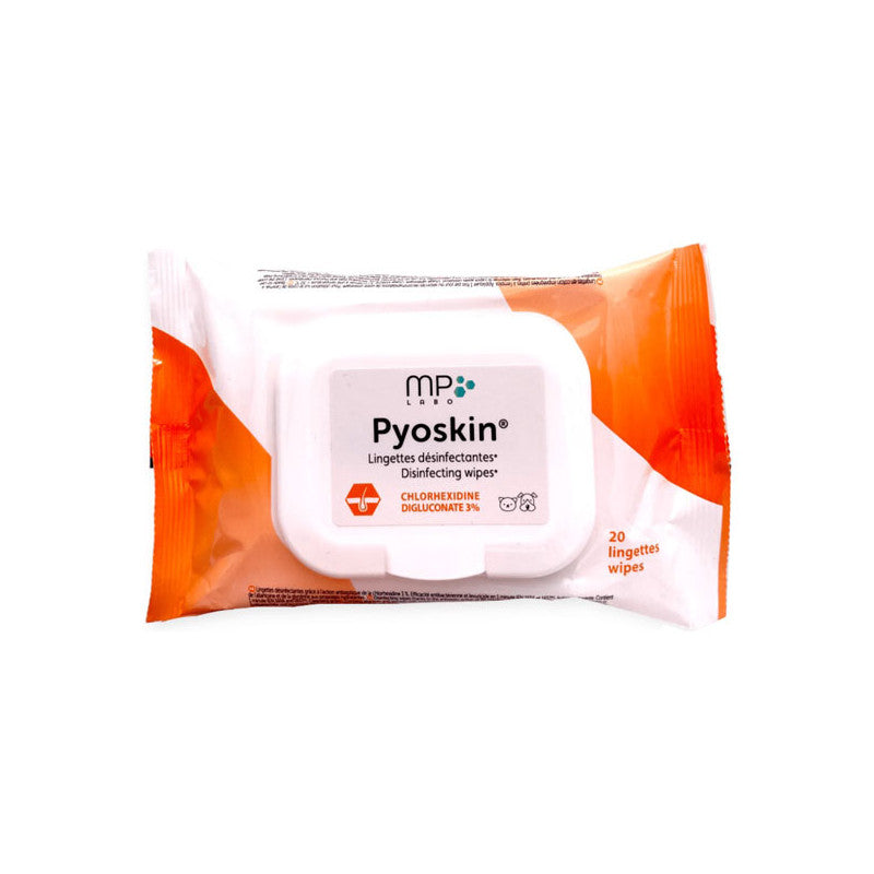 Lingettes désinfectantes Pyoskin® Mp Labo chien, chat