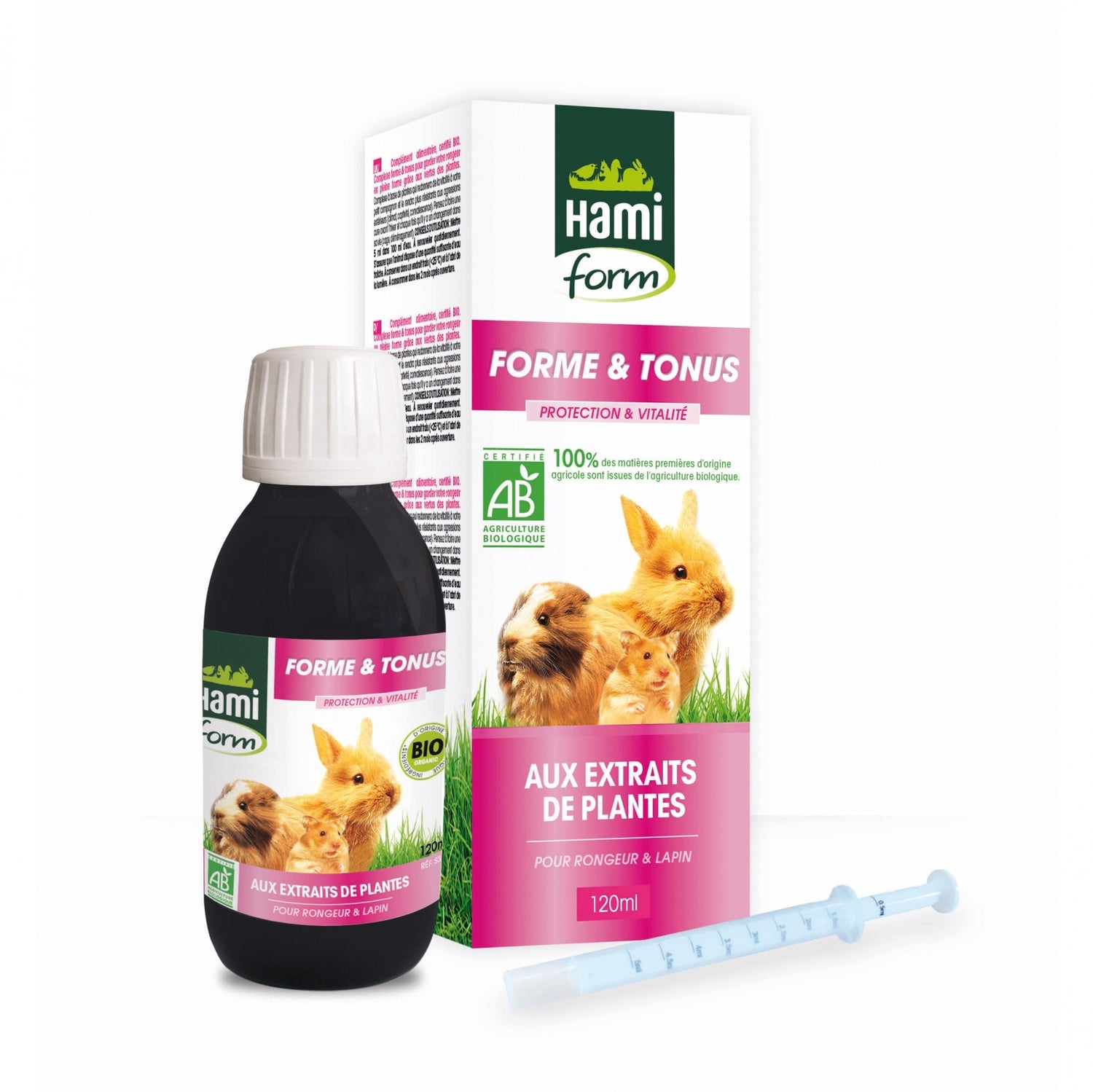 Complexe Forme et Tonus Bio lapin, rongeur