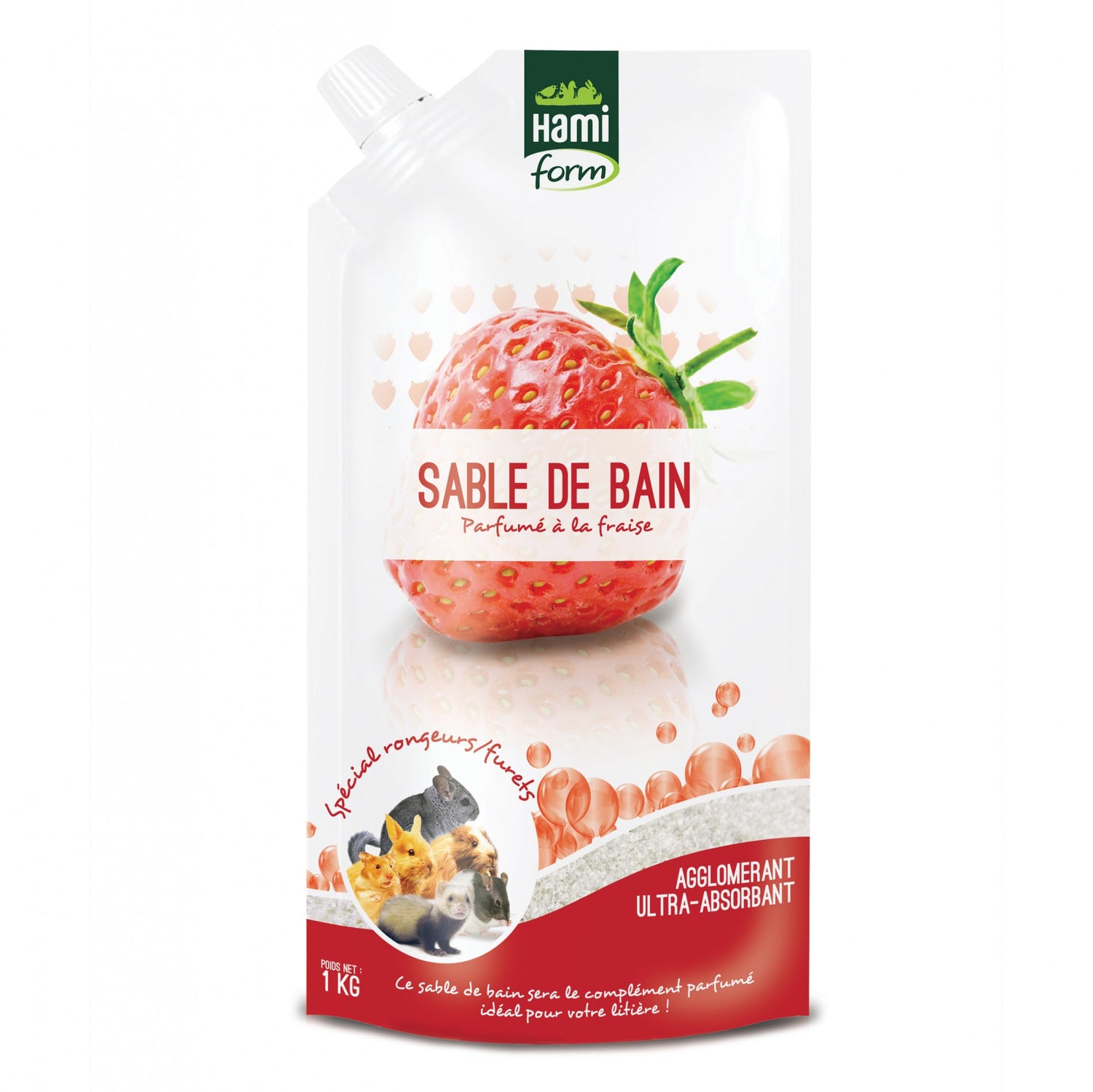 Sable de bain parfumé rongeur, furet