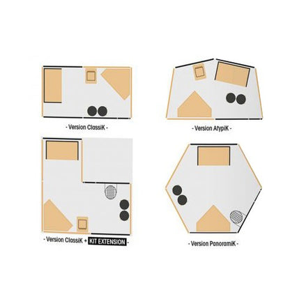 Modul’Home parc avec tapis de protection - lapin, rongeur