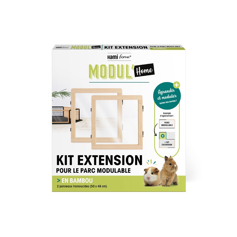Modul’Home parc avec tapis de protection - lapin, rongeur