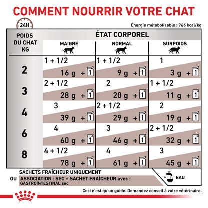 Royal Canin Veterinary Gastrointestinal - croquettes chat