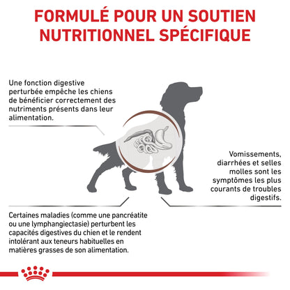 Royal Canin Veterinary Gastrointestinal Low Fat - croquettes chien