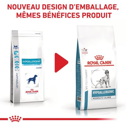 Royal Canin Veterinary Hypoallergenic Moderate Calorie - croquettes chien