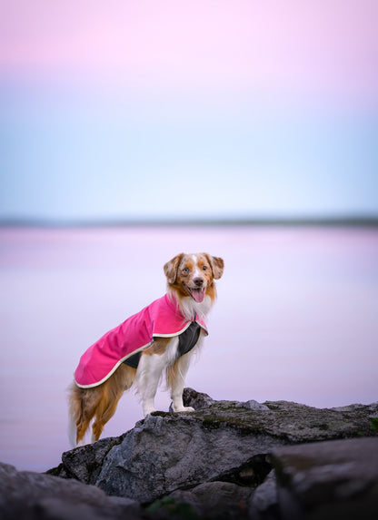 Pomppa Sportti Pink - manteau imperméable et chaud chien