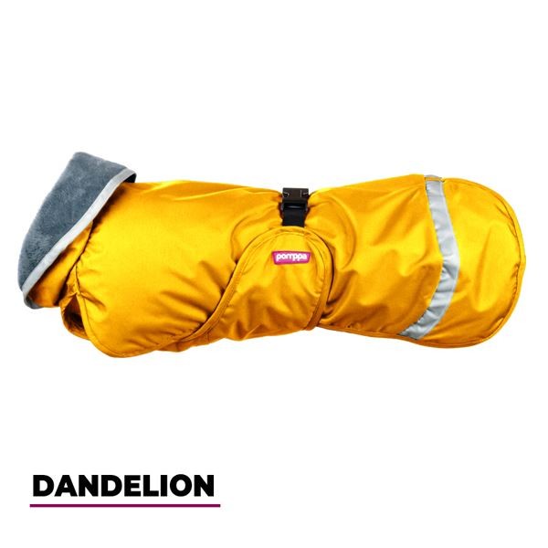 Pomppa Toppa Dandelion manteau imperméable doublé chien