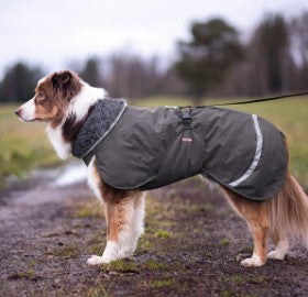 Pomppa Toppa Graphite manteau imperméable doublé pour chien