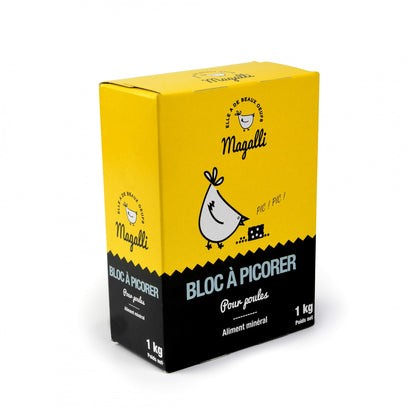 Bloc à picorer poules