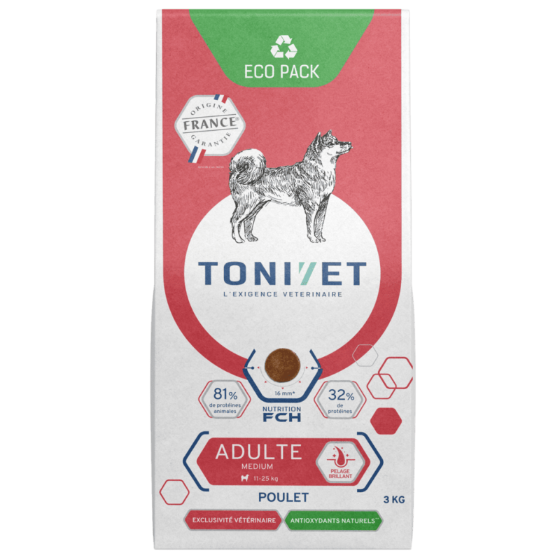 Tonivet adult medium chien