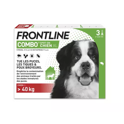 Pipettes Frontline Combo pour chien