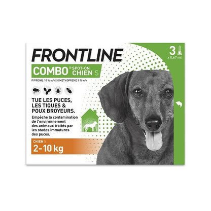 Pipettes Frontline Combo pour chien