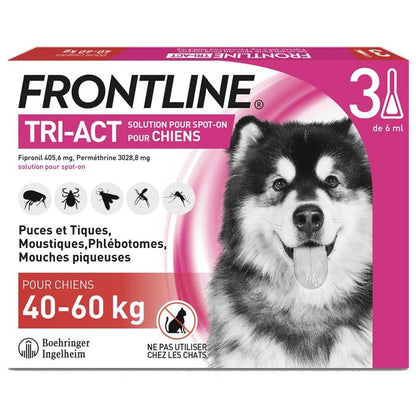 Pipettes Frontline Tri-act chien