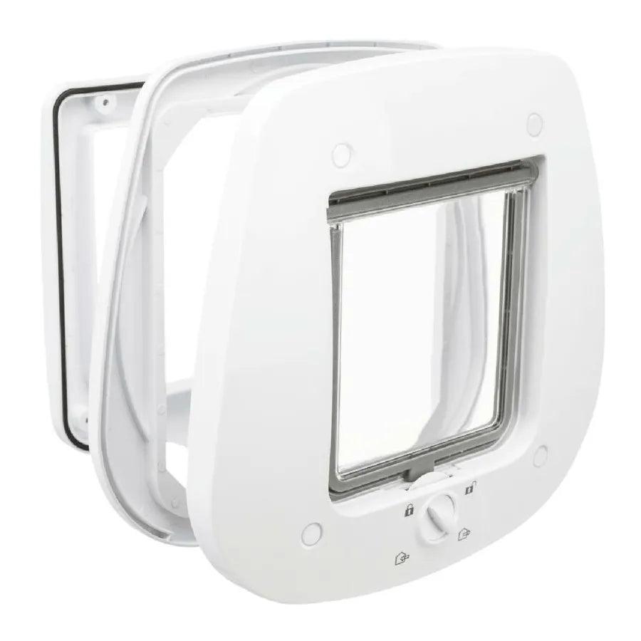 Chatière 4 positions pour porte vitrée