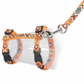Harnais+laisse chat Indian Design