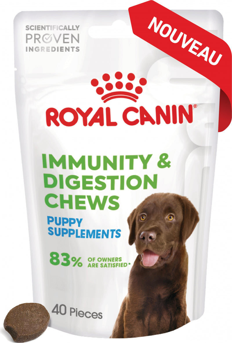 Aliment complémentaire Puppy Immunity &amp; Digestion Chews pour chiot