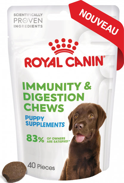 Aliment complémentaire Puppy Immunity &amp; Digestion Chews pour chiot