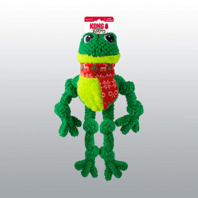 Jouet Kong knots frog Noël