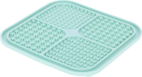 Tapis à lécher 20x20 turquoise