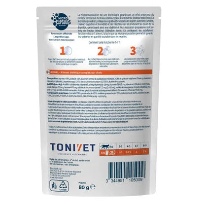TONIVET Chat Renal Agneau Sachet Repas